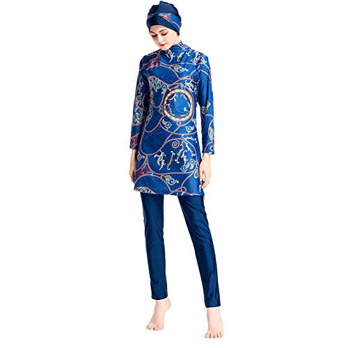 Meijunter Bañador Musulmanas Mujeres Burkini - Traje de Baño Modesto Conjunto de Traje de Baño ElÔstico de Impresión Ropa de Natación Secado RÔpido Hijab Protección Solar Ropa de Playa Meijunter Bañador Musulmanas Mujeres Burkini - Traje de Baño Modesto Conjunto de Traje de Baño ElÔstico de Impresión Ropa de Natación Secado RÔpido Hijab Protección Solar Ropa de Playa
