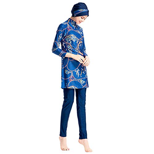Meijunter Bañador Musulmanas Mujeres Burkini - Traje de Baño Modesto Conjunto de Traje de Baño ElÔstico de Impresión Ropa de Natación Secado RÔpido Hijab Protección Solar Ropa de Playa Meijunter Bañador Musulmanas Mujeres Burkini - Traje de Baño Modesto Conjunto de Traje de Baño ElÔstico de Impresión Ropa de Natación Secado RÔpido Hijab Protección Solar Ropa de Playa