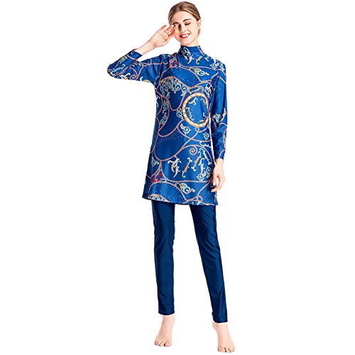Meijunter Bañador Musulmanas Mujeres Burkini - Traje de Baño Modesto Conjunto de Traje de Baño ElÔstico de Impresión Ropa de Natación Secado RÔpido Hijab Protección Solar Ropa de Playa Meijunter Bañador Musulmanas Mujeres Burkini - Traje de Baño Modesto Conjunto de Traje de Baño ElÔstico de Impresión Ropa de Natación Secado RÔpido Hijab Protección Solar Ropa de Playa