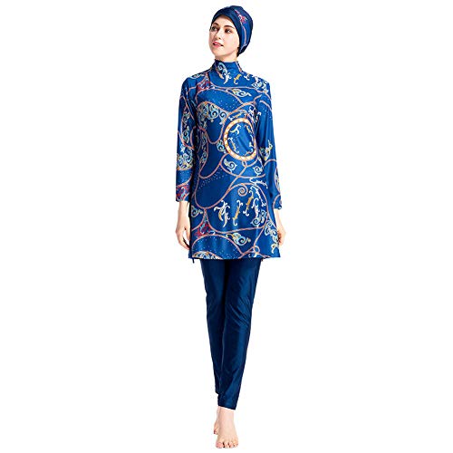Meijunter Bañador Musulmanas Mujeres Burkini - Traje de Baño Modesto Conjunto de Traje de Baño ElÔstico de Impresión Ropa de Natación Secado RÔpido Hijab Protección Solar Ropa de Playa Meijunter Bañador Musulmanas Mujeres Burkini - Traje de Baño Modesto Conjunto de Traje de Baño ElÔstico de Impresión Ropa de Natación Secado RÔpido Hijab Protección Solar Ropa de Playa