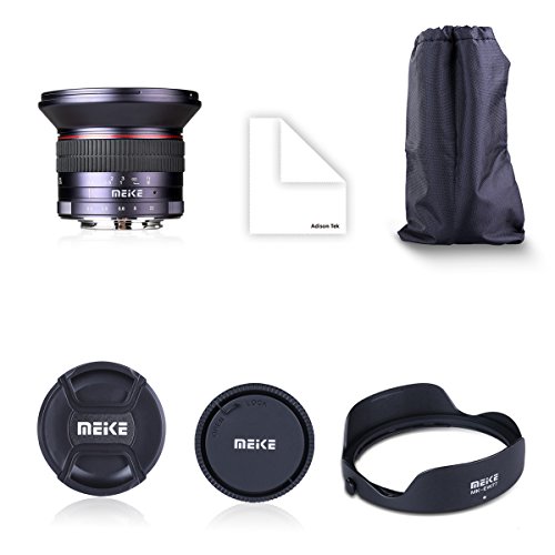 Meike 12mm F/2.8 Ultra Wide Angle Manual Foucs Prime Lens for Sony E Mount APS-C Mirrorless Cameras A7III A9 NEX3 A6400 A5000 A6500