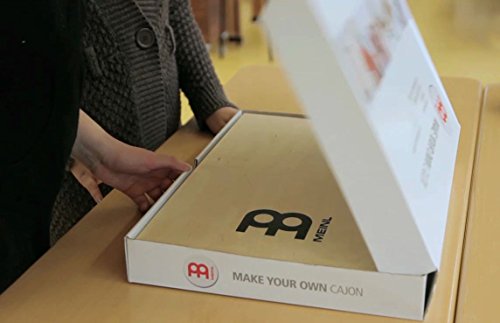Meinl Percussion MYO-CAJ - Cajón de madera con parche natural, Kit Básico (Natural) Meinl Percussion MYO-CAJ - Cajón de madera con parche natural, Kit Básico (Natural)
