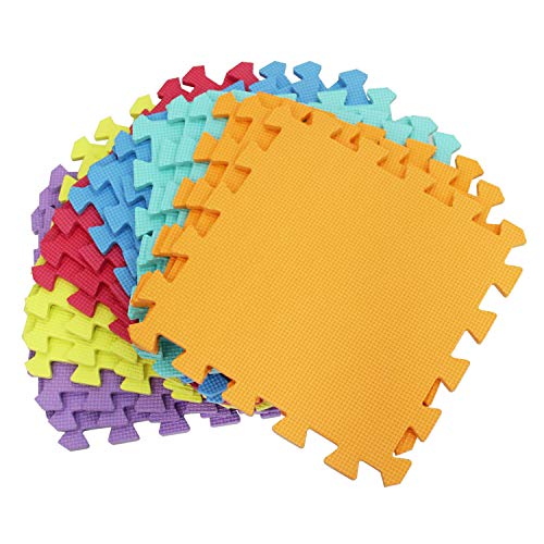 meiqicool - Alfombrilla de Espuma para bebés y niños | 18 baldosas de Espuma EVA para Piso | más Gruesas y Suaves para Arrastrar y Aprender | 100% seguras, Alfombra Puzzle Bebe meiqicool - Alfombrilla de Espuma para bebés y niños | 18 baldosas de Espuma EVA para Piso | más Gruesas y Suaves para Arrastrar y Aprender | 100% seguras, Alfombra Puzzle Bebe