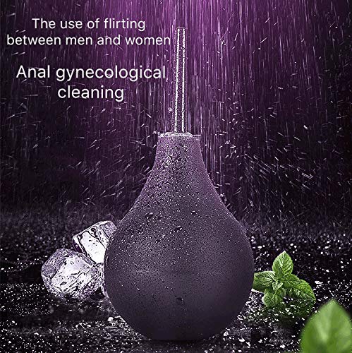 Meiruier 225ml Anal enema medico Silicone y anal lavado Anti-reflux Enema vaginal Syringe shower Ayuda con el estreñimiento