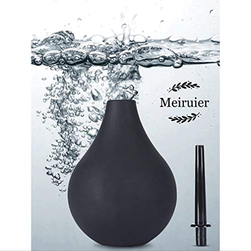 Meiruier 225ml Anal enema medico Silicone y anal lavado Anti-reflux Enema vaginal Syringe shower Ayuda con el estreñimiento