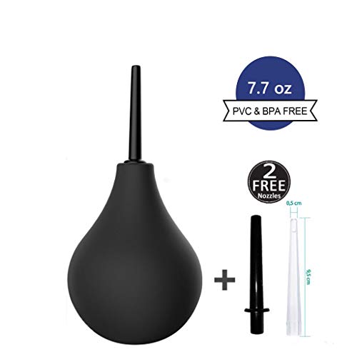 Meiruier 225ml Anal enema medico Silicone y anal lavado Anti-reflux Enema vaginal Syringe shower Ayuda con el estreñimiento Meiruier 225ml Anal enema medico Silicone y anal lavado Anti-reflux Enema vaginal Syringe shower Ayuda con el estreñimiento