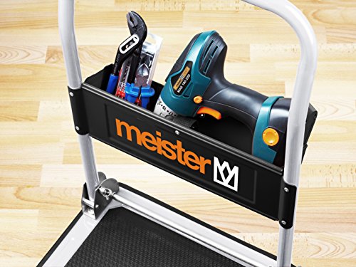 Meister 8985540 Plataforma de Carga Plegable, negro/Plateado Meister 8985540 Plataforma de Carga Plegable, negro/Plateado