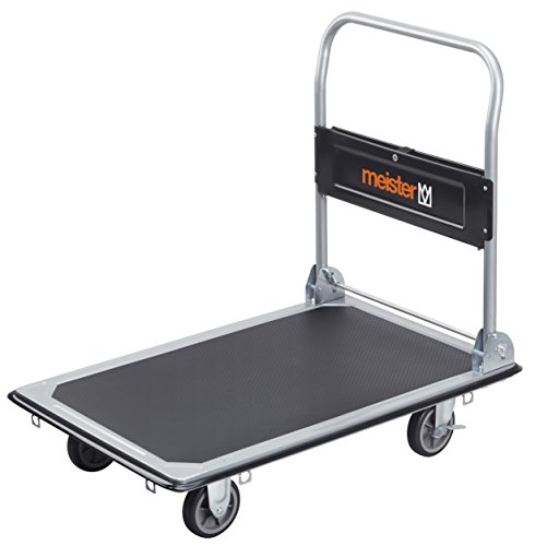 Meister 8985540 Plataforma de Carga Plegable, negro/Plateado Meister 8985540 Plataforma de Carga Plegable, negro/Plateado