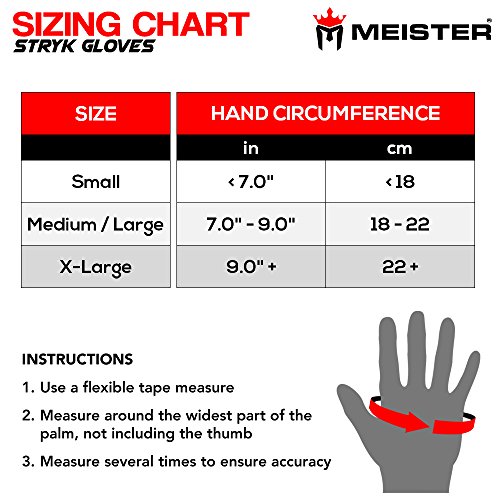 Meister Guantes Interiores STRYK con Gel Elite para Boxeo y MMA - Reemplazan los Vendas para Manos o para el Entrenamiento de los Golpes - Negro - Mediano/Grande Meister Guantes Interiores STRYK con Gel Elite para Boxeo y MMA - Reemplazan los Vendas para Manos o para el Entrenamiento de los Golpes - Negro - Mediano/Grande