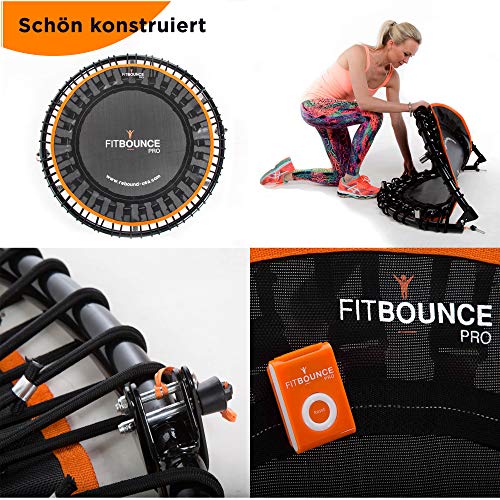 Mejor vendido Fit Bounce Pro II - Rebounder Mini Trampolín Silencioso con Cuerda Elástica Aparato para Ejercicio Cardiovascular Salto de. Incluye DVD y bolsa de almacenamiento. Mejor vendido Fit Bounce Pro II - Rebounder Mini Trampolín Silencioso con Cuerda Elástica Aparato para Ejercicio Cardiovascular Salto de. Incluye DVD y bolsa de almacenamiento.