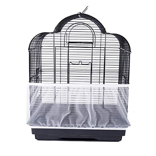 MEJOSER 2pcs Cubierta de Jaula para Pajaros 85cm ~ 145cm Funda de Malla Protector Semillas Pajaros Blanco MEJOSER 2pcs Cubierta de Jaula para Pajaros 85cm ~ 145cm Funda de Malla Protector Semillas Pajaros Blanco