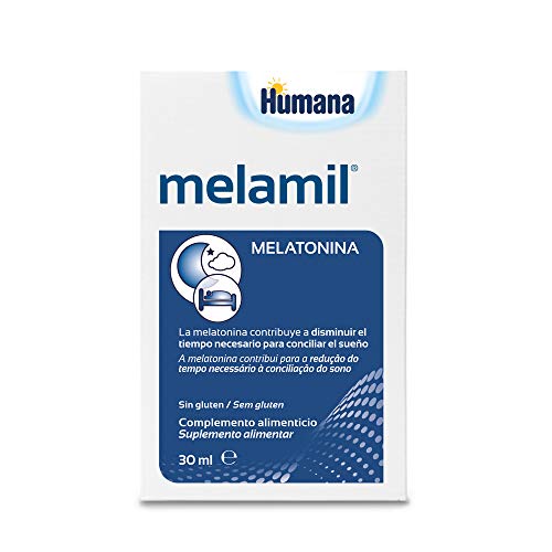 MELAMIL de Humana – Complemento Alimenticio a base de Melatonina pura al 99%, que ayuda a conciliar el sueño, 30ml.
