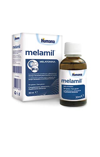 MELAMIL de Humana – Complemento Alimenticio a base de Melatonina pura al 99%, que ayuda a conciliar el sueño, 30ml.