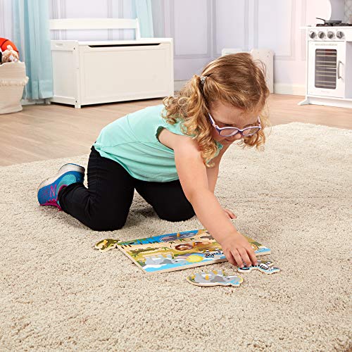 Melissa & Doug- Safari Peg Juego Puzzle con 7 Piezas, Multicolor (19054) Melissa & Doug- Safari Peg Juego Puzzle con 7 Piezas, Multicolor (19054)
