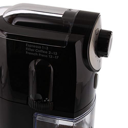 Melitta 1019-02 Molino - Molinillo de café eléctrico, Disco plano, Negro Melitta 1019-02 Molino - Molinillo de café eléctrico, Disco plano, Negro