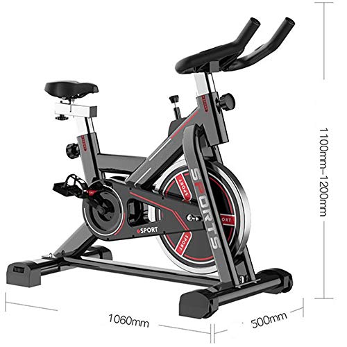 MELLRO Bicicleta de Ejercicio Inicio Bicicleta de Spinning Bicicleta estática Cubierta de Hilado Equipo de la Aptitud Bicicleta estática para el hogar Gimnasio Cardio Training Entrenamiento