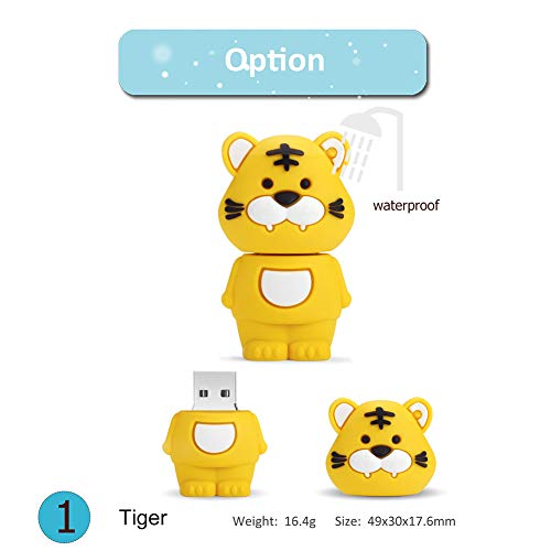 Memoria Flash USB de 16 GB Paquete de 5 Piezas, BorlterClamp Unidad Flash USB Memory Stick con Patrón Animal Lindo, Regalo para Estudiantes y Niños Memoria Flash USB de 16 GB Paquete de 5 Piezas, BorlterClamp Unidad Flash USB Memory Stick con Patrón Animal Lindo, Regalo para Estudiantes y Niños