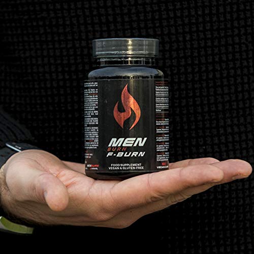 Men Burn F-Burn | Quemador de Grasa 100% Natural | Pérdida de Peso Sin Estimulantes | Poder y Resistencia de Hombres |Pastillas de Dosis Fuerte Para Keto Dieta| 60 Cápsulas Veganas|Fabricado en la UE Men Burn F-Burn | Quemador de Grasa 100% Natural | Pérdida de Peso Sin Estimulantes | Poder y Resistencia de Hombres |Pastillas de Dosis Fuerte Para Keto Dieta| 60 Cápsulas Veganas|Fabricado en la UE