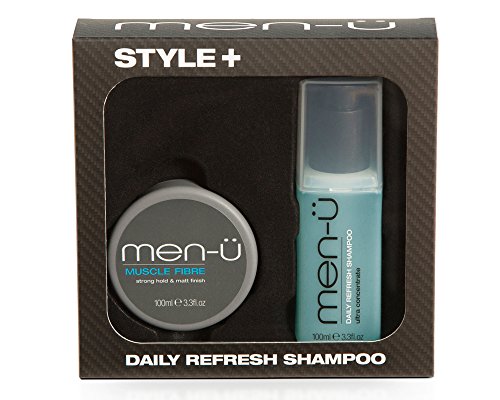 men-ü Fibra muscular 100 ml con libre diario Refresh Champú 100 ml