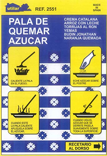 Menajes Utilar Pala de Quemar azúcar 10cm Pavonado.