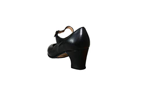 Menkes S.A Zapato Flamenco Piel con Clavos para Mujer Talla 36 Negro Menkes S.A Zapato Flamenco Piel con Clavos para Mujer Talla 36 Negro