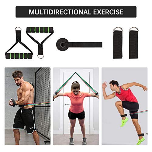 MENNYO Bandas Elasticas Musculacion, Bandas Elásticas Fitness Cintas Elasticas Musculacion para Resistencia, Terapia Física, Fitness en el Hogar