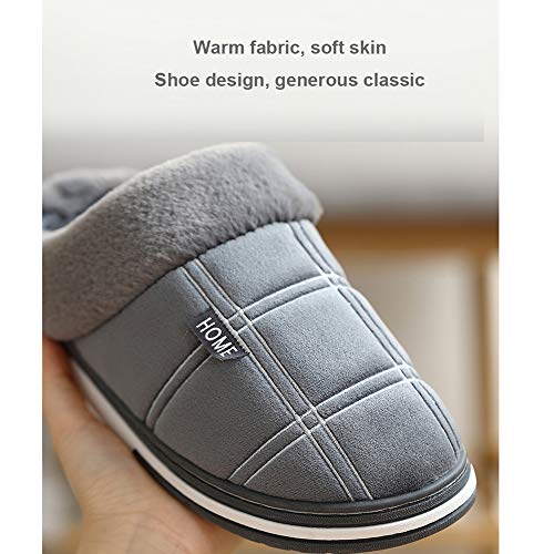 Men's shoes Zapatillas mullidas de Gran tamaño para Hombres, Zapatos cómodos Antideslizantes para Interiores y Exteriores, Zapatos cálidos de algodón de Suela Gruesa Men's shoes Zapatillas mullidas de Gran tamaño para Hombres, Zapatos cómodos Antideslizantes para Interiores y Exteriores, Zapatos cálidos de algodón de Suela Gruesa