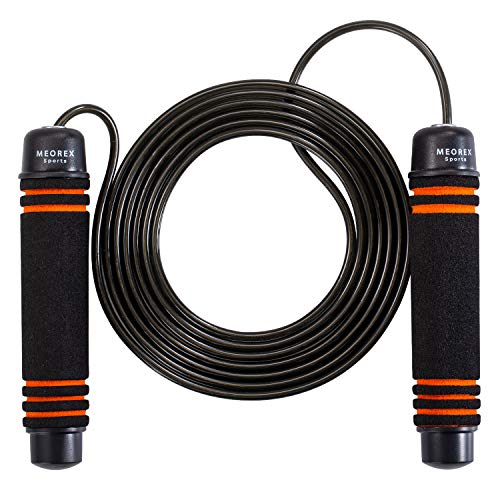 MEOREX Skipping Rope Adult Fitness, Gimnasio de Boxeo Speed Jump Rope Exercise for Men, Women & Kids -Ideal for Calorie,Fat Burning and Home Fitness