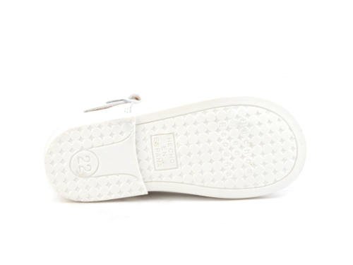 Merceditas de Cuero Color Blanco para Niña. Marca AngelitoS. Modelo 500. Todo Piel. Calzado Infantil Hecho en España. Número 23 Merceditas de Cuero Color Blanco para Niña. Marca AngelitoS. Modelo 500. Todo Piel. Calzado Infantil Hecho en España. Número 23