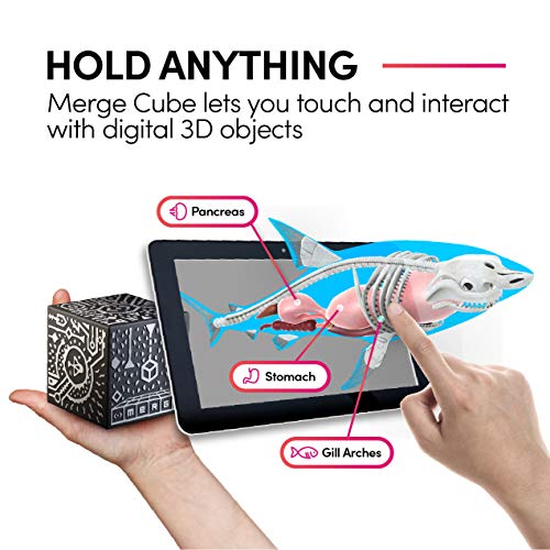 Merge Cube Juguete STEM de Realidad Aumentada - Juegos Educativos para el Aprendizaje de Ciencias, Matemáticas, Arte y Más en el Aula y en el Hogar