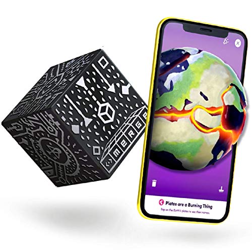 Merge Cube Juguete STEM de Realidad Aumentada - Juegos Educativos para el Aprendizaje de Ciencias, Matemáticas, Arte y Más en el Aula y en el Hogar