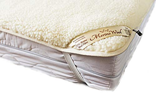 Merino Wool Bedding Mattress Topper Pad 90 x 190 cm Lana Merina Básica Protector de colchón 90 x 190 cm Certificada por Woolmark. Muy Suave y Confortable. Merino Wool Bedding Mattress Topper Pad 90 x 190 cm Lana Merina Básica Protector de colchón 90 x 190 cm Certificada por Woolmark. Muy Suave y Confortable.