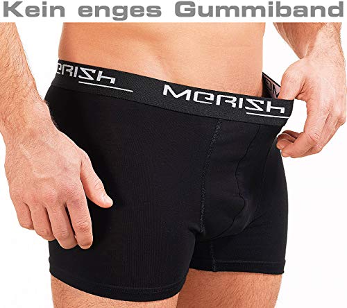 MERISH Bóxer Hombre Pack de 8 Algodon Calzoncillos Hombres Boxers 216b L