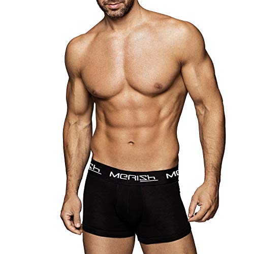 MERISH Bóxer Hombre Pack de 8 Algodon Calzoncillos Hombres Boxers 216b L