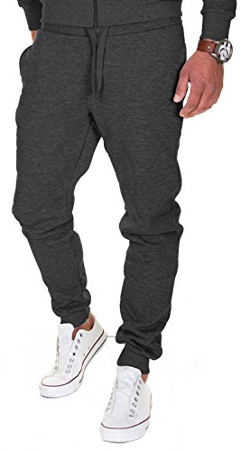 MERISH Pantalones Jogger Hombre Deportivos Joggers Modell 211 Antracita M