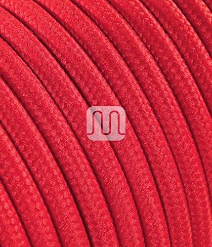 Merlotti 20305 - Cable eléctrico redondo H03VV-F 2 x 0,75, rojo, 3 m Merlotti 20305 - Cable eléctrico redondo H03VV-F 2 x 0,75, rojo, 3 m