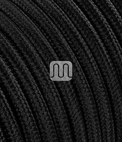 Merlotti 20310 - Cable eléctrico Redondo H03VV-F, 2 x 0,75 mm², Negro, 3 m Merlotti 20310 - Cable eléctrico Redondo H03VV-F, 2 x 0,75 mm², Negro, 3 m