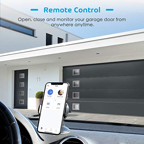 Meross Wi-Fi Controlador de Puerta de Garaje. Se Puede Usar con el Control Remoto Original de la Puerta de Garaje Existente. Compatible con Alexa, Google Assistant y SmartThings. Meross Wi-Fi Controlador de Puerta de Garaje. Se Puede Usar con el Control Remoto Original de la Puerta de Garaje Existente. Compatible con Alexa, Google Assistant y SmartThings.