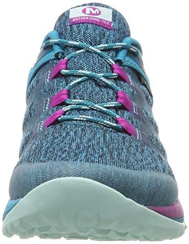 Merrell Antora GTX, Zapatillas de Running para Asfalto para Mujer, Multicolor (Capri Breeze), 38 EU