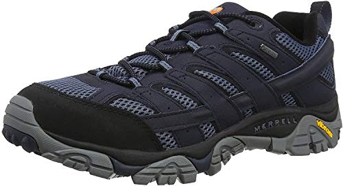 Merrell MOAB 2 GTX, Zapatillas de Senderismo Hombre, Azul (Navy), 43.5 EU