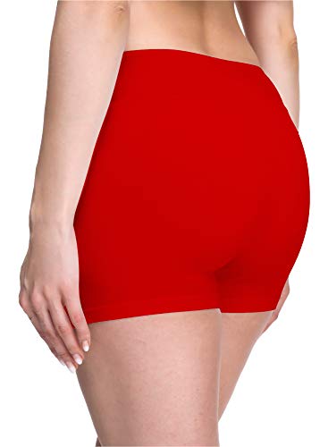 Merry Style Culote de Ciclismo Mallas Cortas Leggins Mujer MS10-284(Rojo,L)