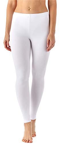 Merry Style Leggins Largos Mallas Deportivas Mujer MS10-143 (Blanco, XL)