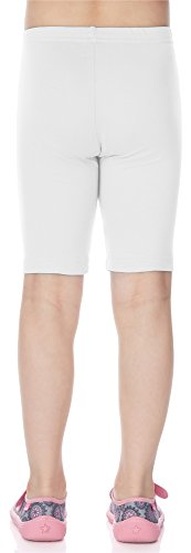 Merry Style Leggins Mallas Pantalones Cortos Ropa Deportiva Niña MS10-132 (Blanco, 152 cm)