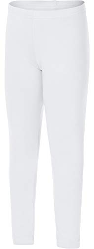 Merry Style Leggins Mallas Pantalones Largos Ropa Deportiva Niña MS10-225(Blanco, 152 cm)