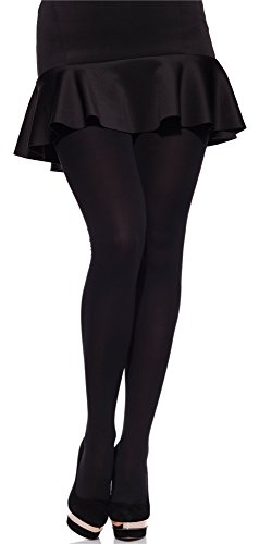 Merry Style Medias Microfibra Tallas Grandes Plus Size Mujer MS 162 60 DEN (Negro, XL) Merry Style Medias Microfibra Tallas Grandes Plus Size Mujer MS 162 60 DEN (Negro, XL)