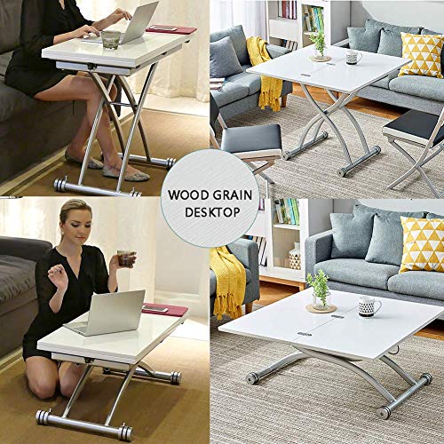 Mesa de centro multifuncional Jesfuerzdoutlet para comedor, sala de estar moderna y creativa, cocina, muebles de exterior Mesa de centro multifuncional Jesfuerzdoutlet para comedor, sala de estar moderna y creativa, cocina, muebles de exterior