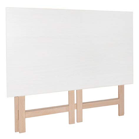 Mesa Estudio Tapa Plegable melamina Blanca