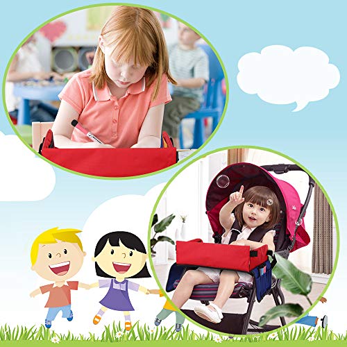 Mesa para Niños en la Asiento de Coche, YOOFAN Bandeja de Viaje Snack, Viajan Niños Play Tray, Mesa para Niños, Bandeja para Coche, Cochecito, Avión Mesa para Niños en la Asiento de Coche, YOOFAN Bandeja de Viaje Snack, Viajan Niños Play Tray, Mesa para Niños, Bandeja para Coche, Cochecito, Avión