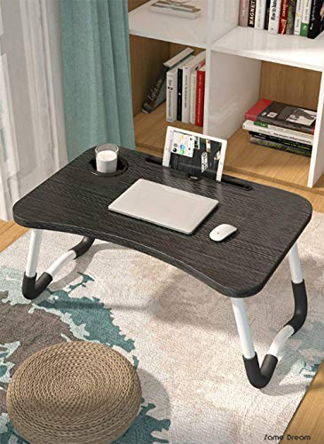 Mesa para ordenador portátil Lapdesk, mesa plegable para portátil, mesa de cama plegable para leer, bandeja de cama para el escritorio o como bandeja de desayuno para cama y sofá (60 x 40 cm) Mesa para ordenador portátil Lapdesk, mesa plegable para portátil, mesa de cama plegable para leer, bandeja de cama para el escritorio o como bandeja de desayuno para cama y sofá (60 x 40 cm)