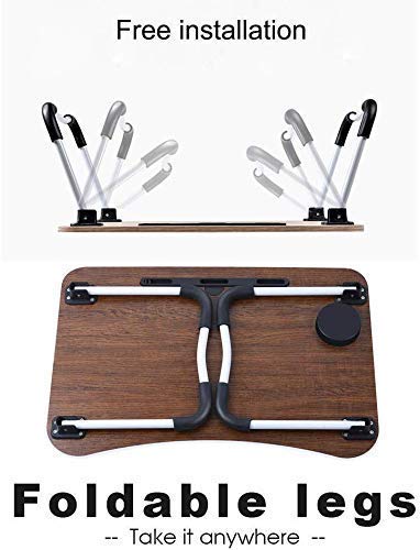 Mesa para ordenador portátil Lapdesk, mesa plegable para portátil, mesa de cama plegable para leer, bandeja de cama para el escritorio o como bandeja de desayuno para cama y sofá (60 x 40 cm) Mesa para ordenador portátil Lapdesk, mesa plegable para portátil, mesa de cama plegable para leer, bandeja de cama para el escritorio o como bandeja de desayuno para cama y sofá (60 x 40 cm)
